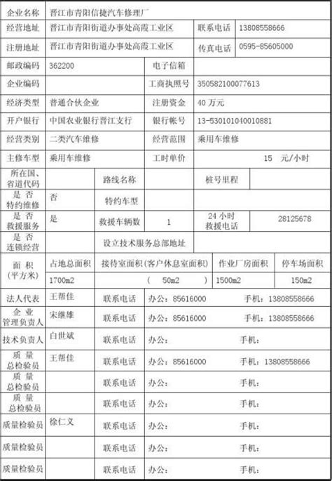 汽车维修项目服务方案范本